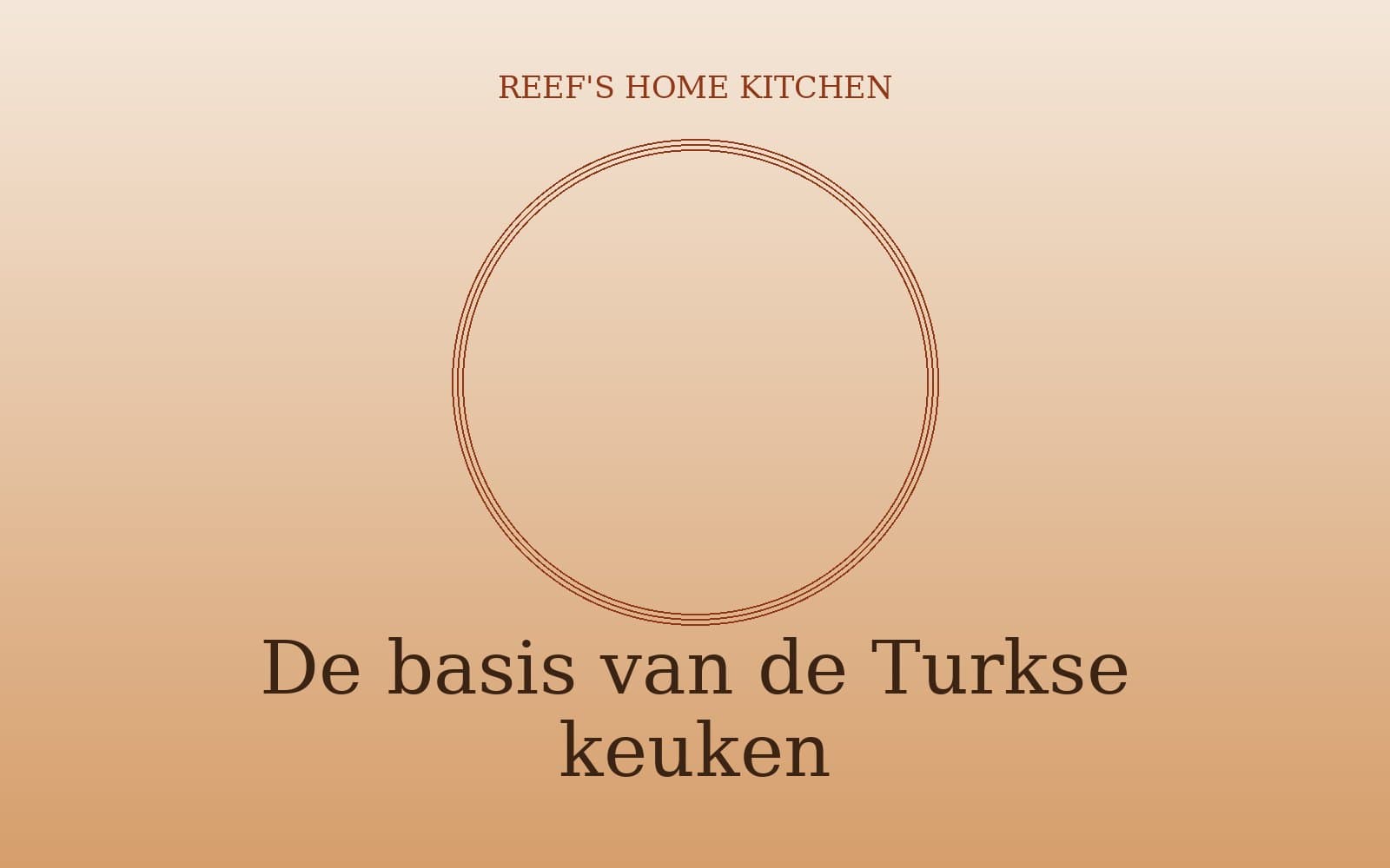 De basis van de Turkse keuken in vijf ingredienten