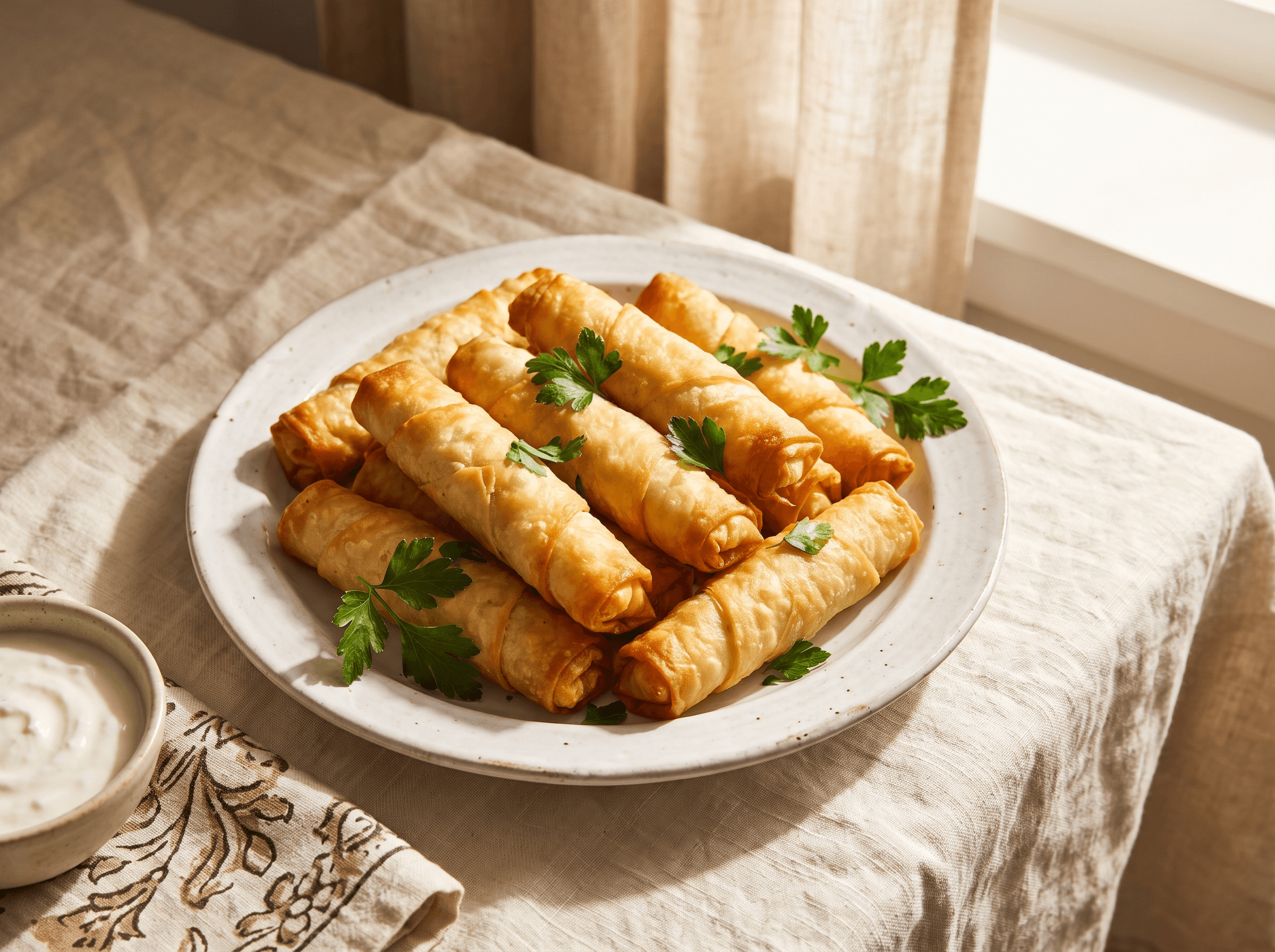 Sigara borek (kaasrolletjes)